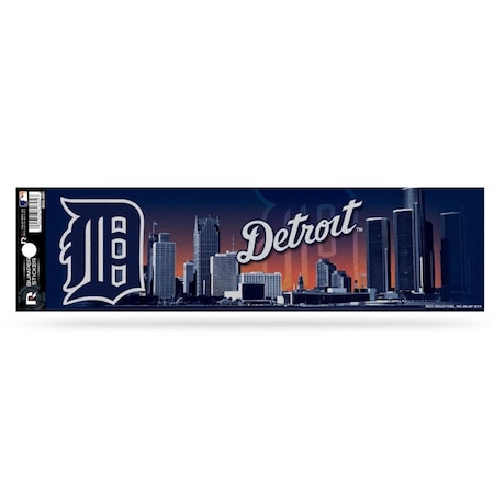 Detroit Tigers Decal Bumper Sticker Glitter